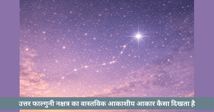 उत्तर फाल्गुनी नक्षत्र आकाशीय आकार सिंह से कन्या की ओर उजला संकेत