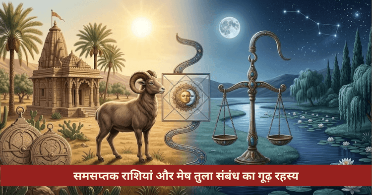 समसप्तक राशियां: मेष और तुला संबंध का ज्योतिषीय रहस्य