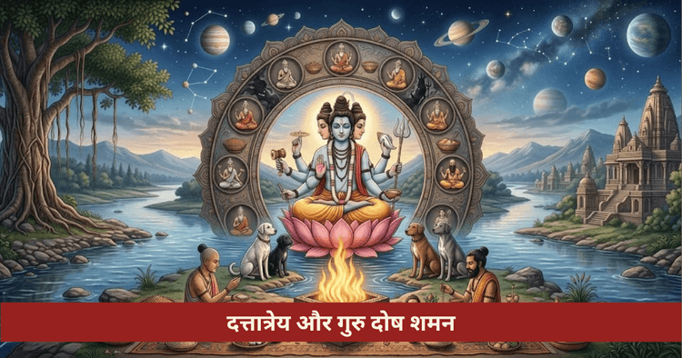 दत्तात्रेय गुरु दोष दत्त बावनी नवम भाव उपाय