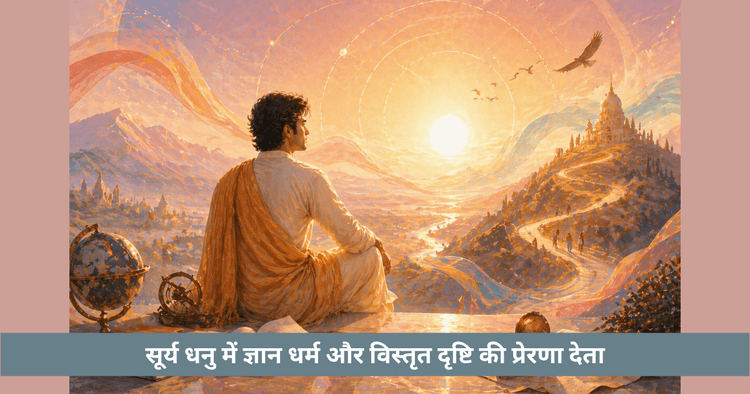 धनु में सूर्य गोचर का ज्ञान और धर्म पर प्रभाव