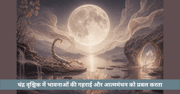 वृश्चिक में चंद्र गोचर का भावनाओं और परिवर्तन पर प्रभाव
