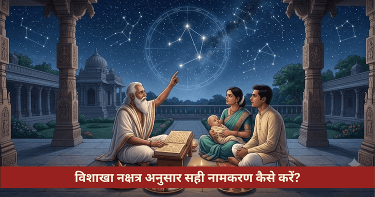विशाखा नक्षत्र नामकरण विधि और नामाक्षर नियम