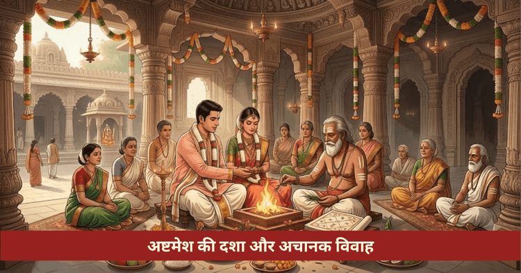 अचानक विवाह योग अष्टमेश स्थिति फल और अचूक उपाय जानिए