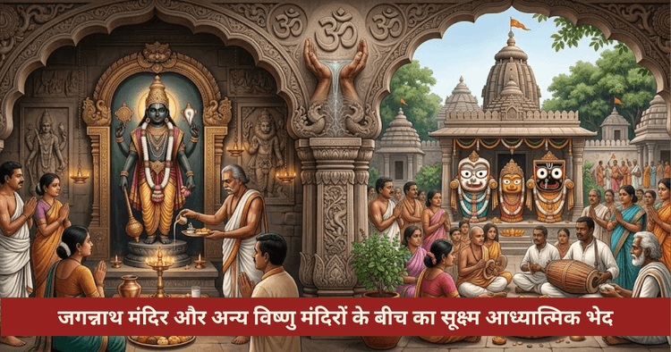 जगन्नाथ मंदिर और अन्य विष्णु मंदिरों में क्या अंतर है?