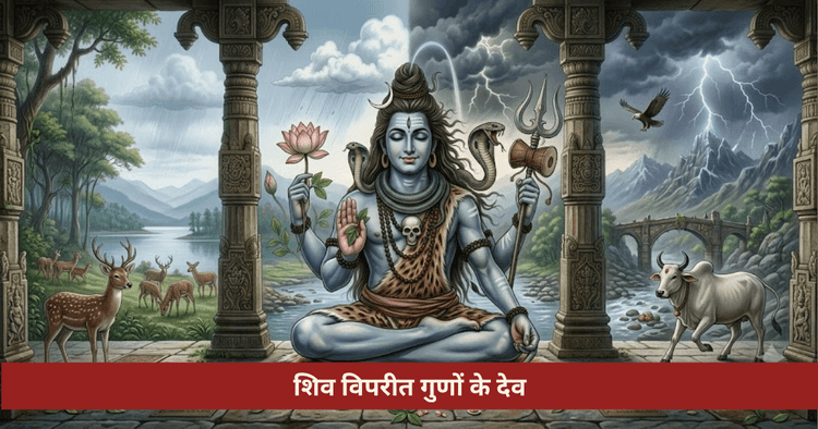 शिव विपरीत गुणों के देव क्यों