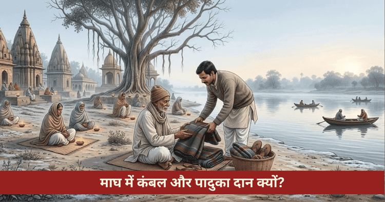 माघ मास में वस्त्र, कंबल और पादुका दान का महत्व