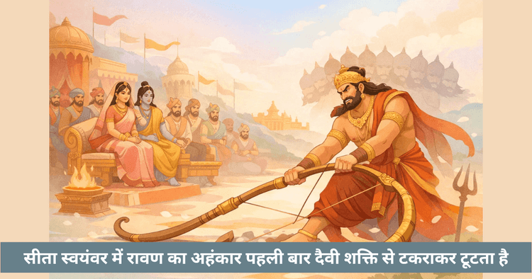 सव्यंवरा में रावण का अहंकार टूटना