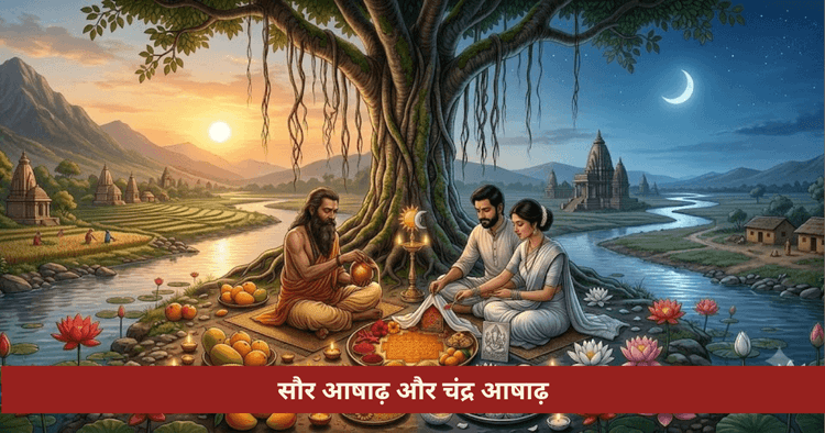 सौर आषाढ़ और चंद्र आषाढ़ में अंतर समझें