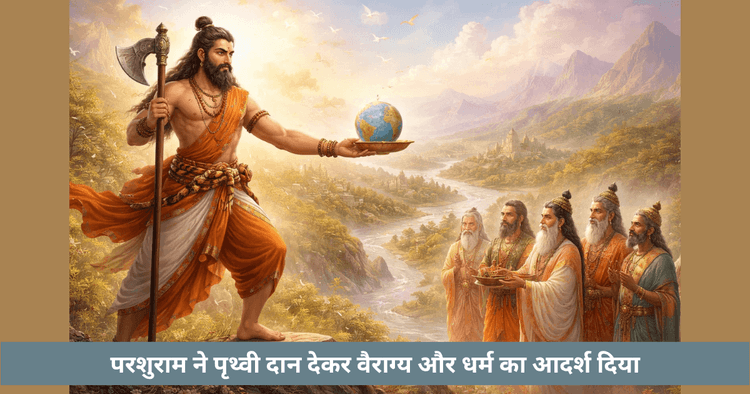 परशुराम पृथ्वी दान और त्याग का अर्थ