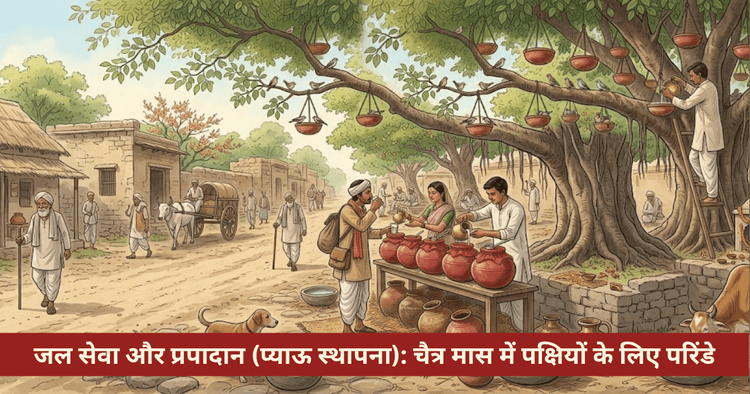 जल सेवा व प्रपादान: चैत्र मास प्याऊ स्थापना, परिंडे और नियम