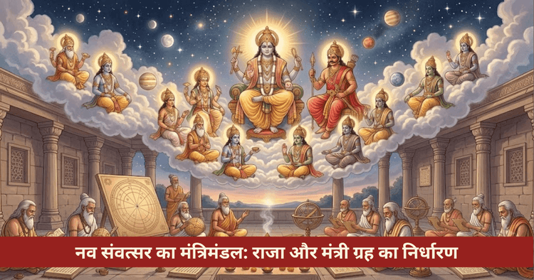 संवत्सर मंत्रिमंडल: राजा-मंत्री निर्धारण, 10 विभाग और भविष्यफल