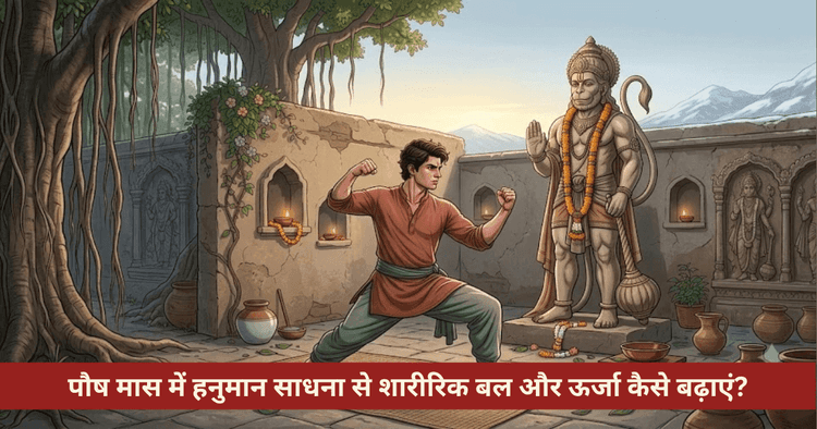 पौष मास में हनुमान साधना: सिंदूर लेपन, बाहुक पाठ और बल वृद्धि