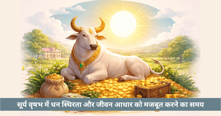 वृषभ में सूर्य गोचर का धन और स्थिरता पर प्रभाव