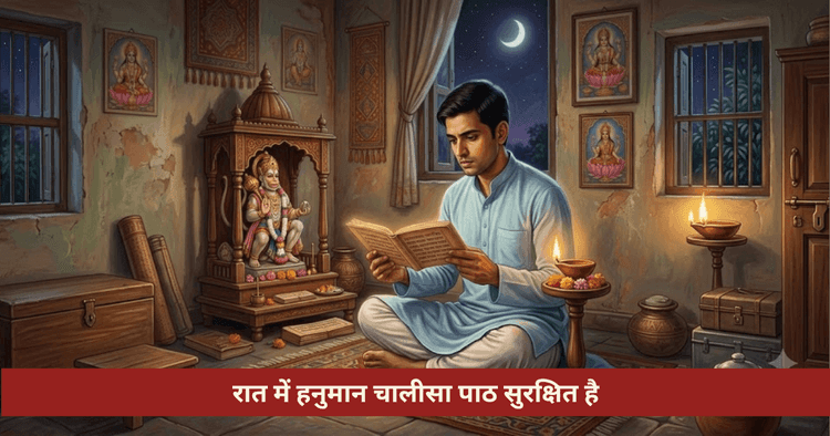 रात में हनुमान चालीसा पढ़ें | सुरक्षित और लाभकारी