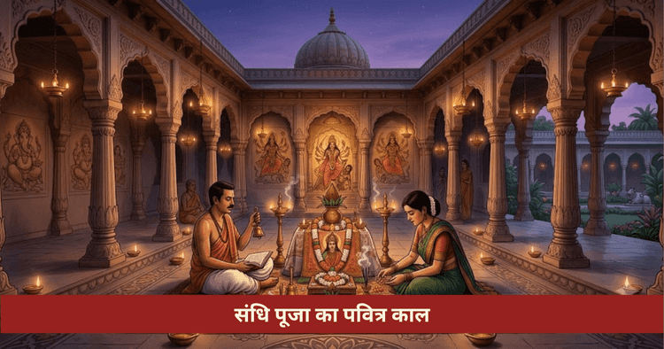 संधि पूजा 48 मिनट विधि और महत्व