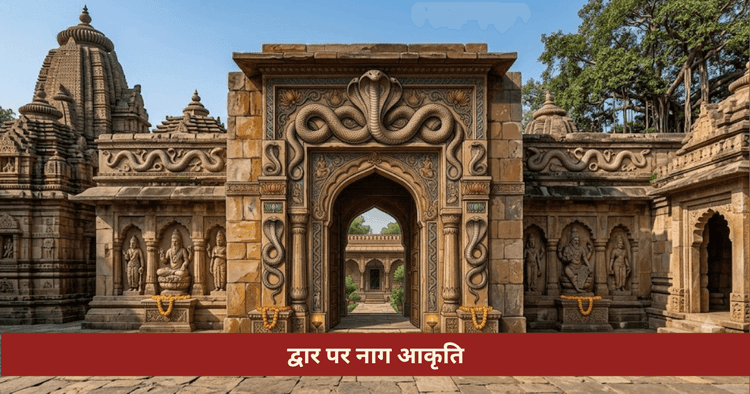 द्वार पर नाग आकृति का अर्थ