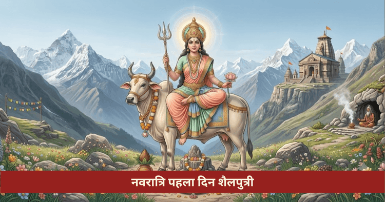 नवरात्रि पहले दिन शैलपुत्री पूजा