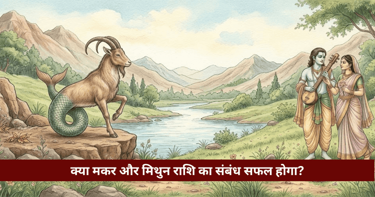 मकर और मिथुन राशि अनुकूलता: प्रेम, विवाह और वैदिक विश्लेषण