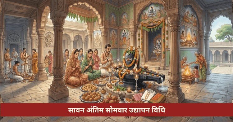 सावन अंतिम सोमवार उद्यापन विधि और नियम