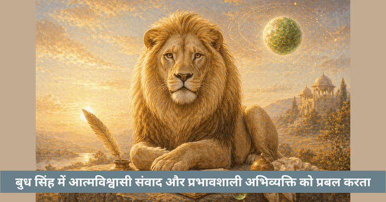 सिंह राशि में बुध गोचर: नेतृत्व, वाणी और रचनात्मकता पर प्रभाव