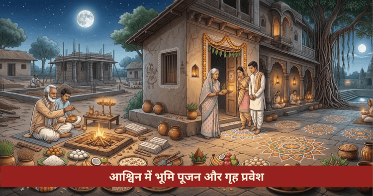 आश्विन में गृह प्रवेश: भूमि पूजन और वास्तु नियम