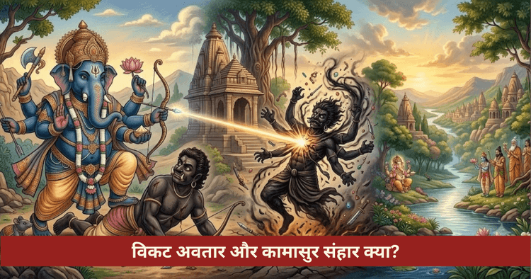 भगवान विकट अवतार कथा और कामासुर संहार