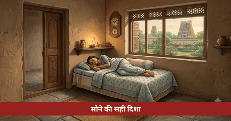 सोते समय सिर की सही दिशा