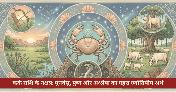 कर्क नक्षत्र: पुनर्वसु, पुष्य और आश्लेषा