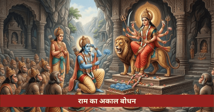 अकाल बोधन कथा: राम ने की देवी दुर्गा की पूजा