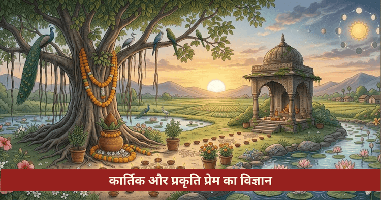 कार्तिक प्रकृति पूजा पर्यावरण विज्ञान विधि
