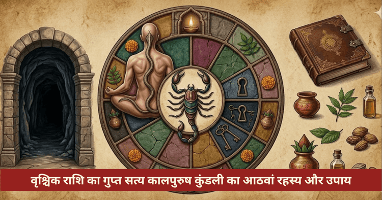 वृश्चिक राशि का गुप्त सत्य कालपुरुष कुंडली का रहस्य