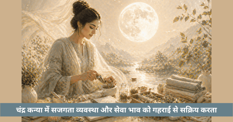 कन्या में चंद्र गोचर का मन, स्वास्थ्य और अनुशासन पर प्रभाव
