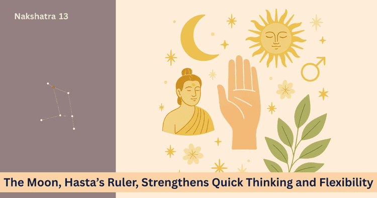 Hasta Nakshatra: Personality and Life Direction by Planetary Placement
