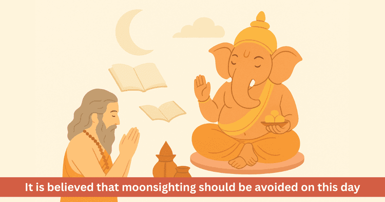 Why avoid moon sighting on Ganesh Chaturthi 2025