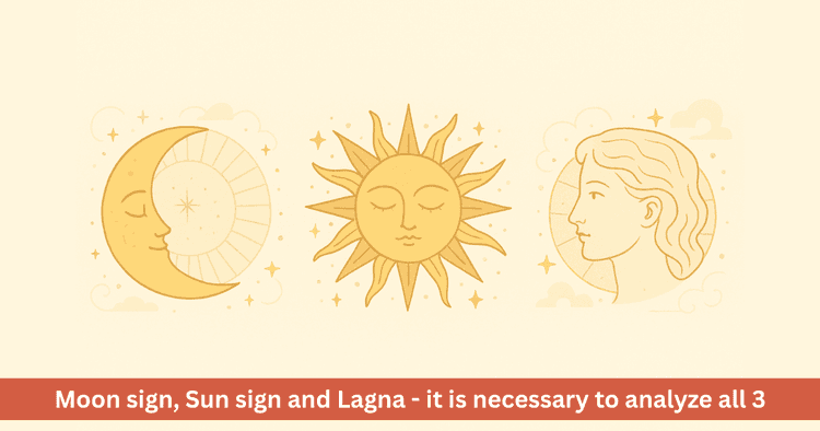 Moon Sign, Sun Sign and Ascendant: Difference and Importance in Astrology