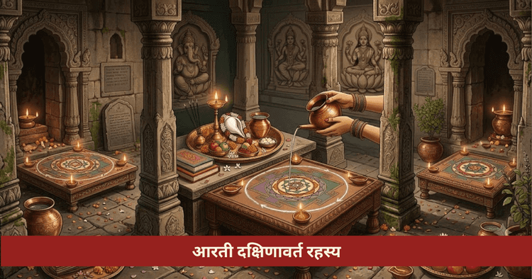 आरती दक्षिणावर्त क्यों होती है