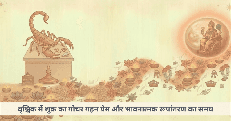 वृश्चिक राशि में शुक्र गोचर: प्रेम और भावनात्मक गहराई पर प्रभाव