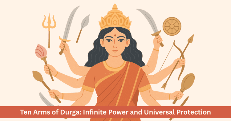 Ten-Armed Durga: Divine Symbolism