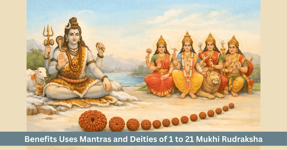 Benefits and Importance of 1 to 21 Mukhi Rudraksha