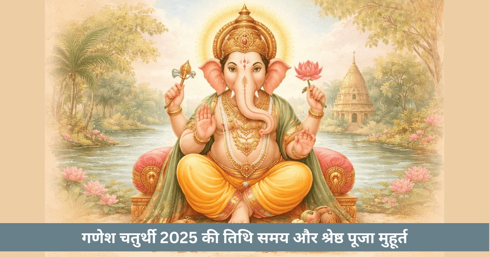 गणेश चतुर्थी 2025: तिथि, मुहूर्त, पूजा समय