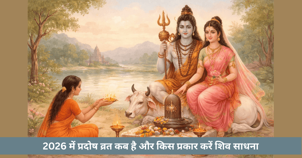 2026 प्रदोष व्रत तिथियाँ और पूजा विधि