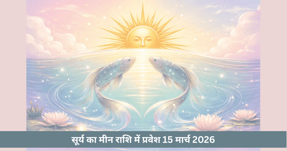 सूर्य का मीन राशि में प्रवेश 2026: आंतरिक जागरूकता और नया ज्योतिषीय वर्ष
