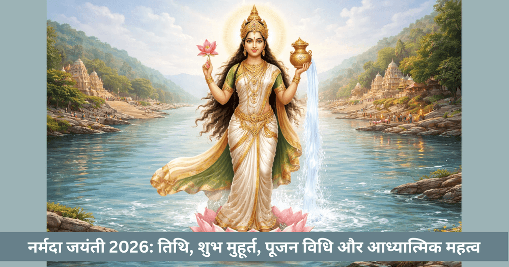 नर्मदा जयंती 2026: तिथि, सप्तमी तिथि और शुभ मुहूर्त