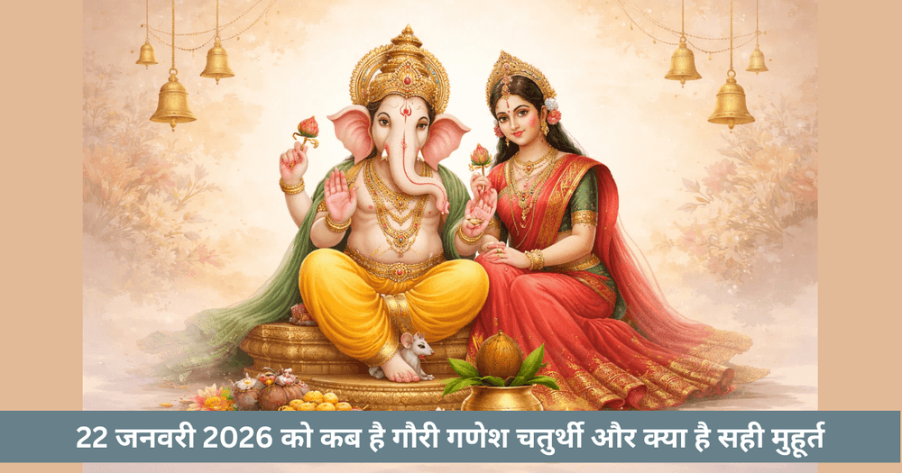 गौरी गणेश चतुर्थी 2026 तारीख और पूजा समय