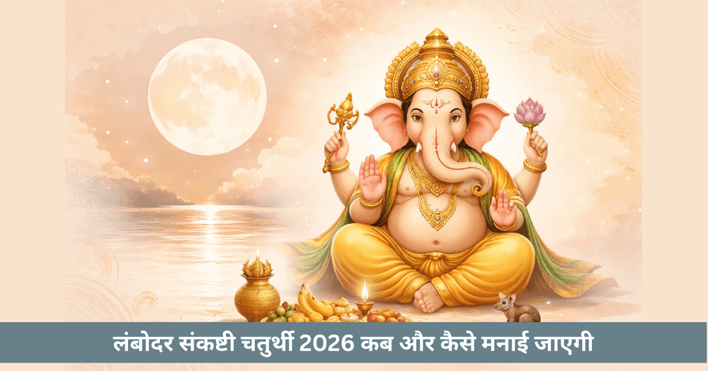 लंबोदर संकष्टी चतुर्थी 2026 व्रत और पूजा समय