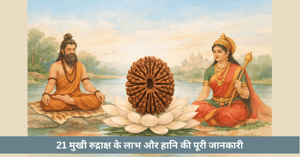 21 मुखी रुद्राक्ष लाभ और महत्व