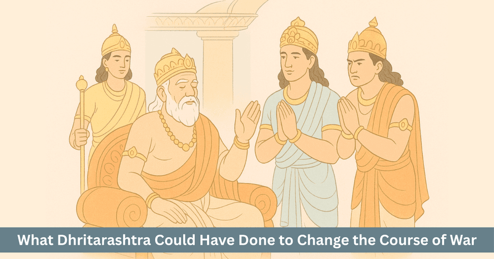 The Five Critical Junctures Where Dhritarashtra Could Have Made Different Choices
