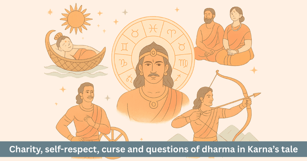 What does astrology reveal about Karna