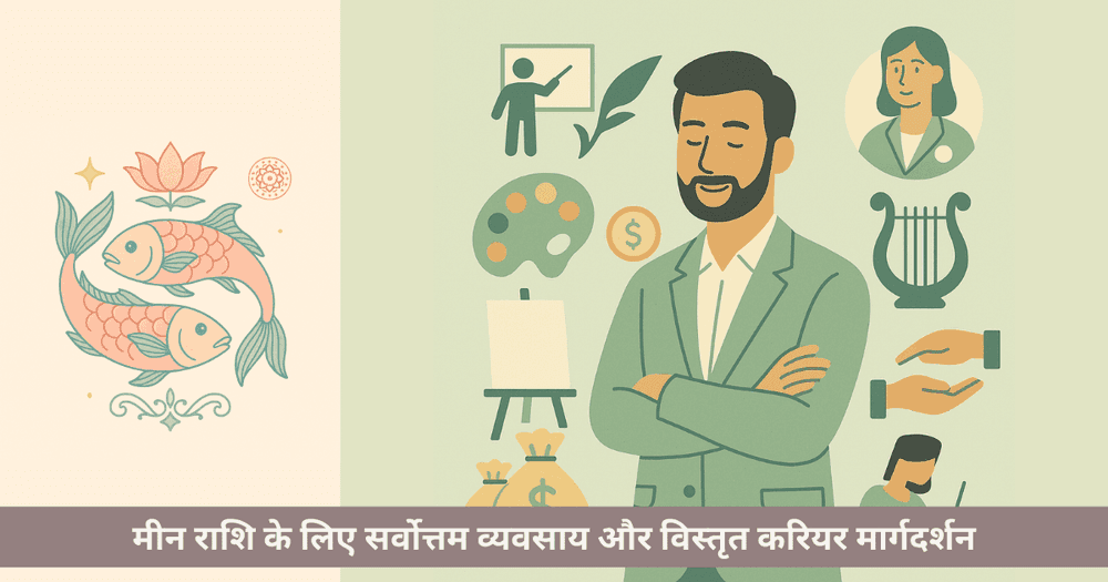 मीन राशि के लिए सर्वोत्तम विस्तृत करियर मार्ग