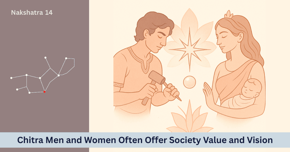 Chitra Nakshatra: Differences, Talents, Nature, Career, Relationships and Health in Males and Females